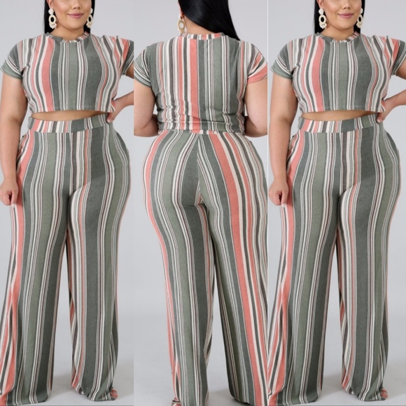 Cute, Plus Size Two Piece Set - Picture 1 of 4